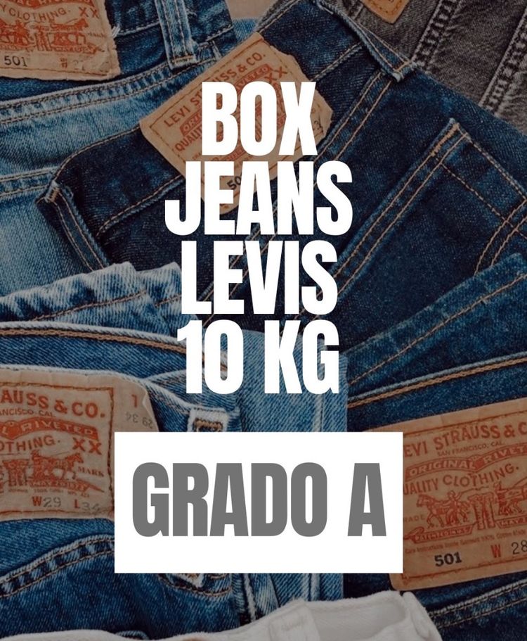 BOX 10KG JEANS LEVI’S GRADO A